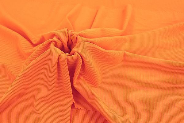 Трикотаж "Лапша"/оранжевый 3676-PY/C#16