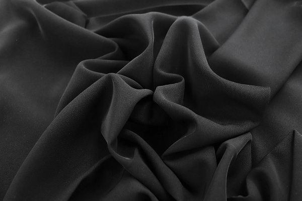 Костюмная ткань "Плазма"/черный 3895-PY/C#1