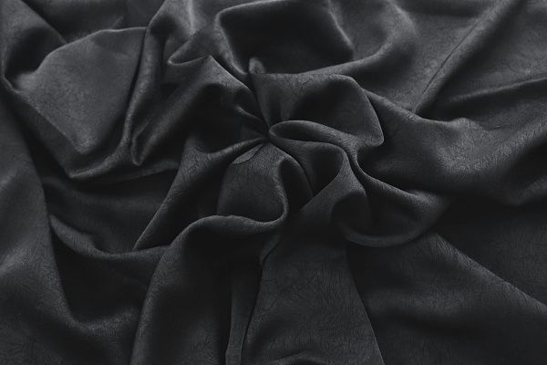 Шелк жаккард/черный 4149-PY/C#3