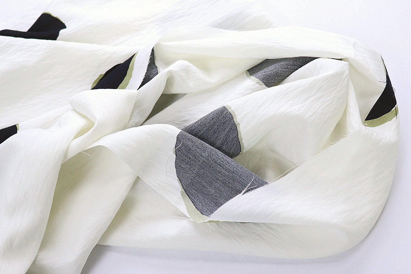 Купра принт/горох черный на белом 4072-PY/D#2/C#1