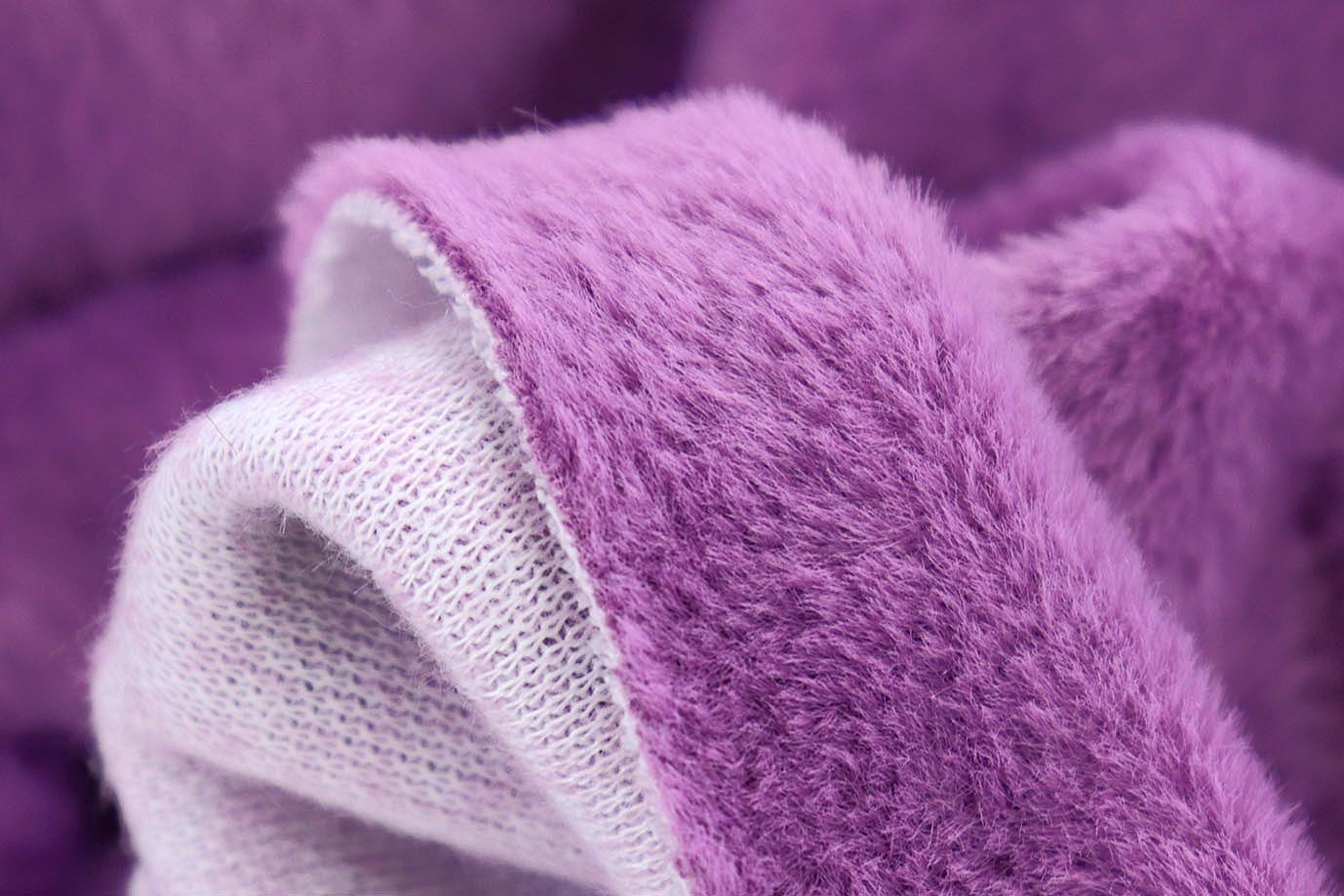 Искусственный мех "Альпака"/лиловый 3524-PY/C#12
