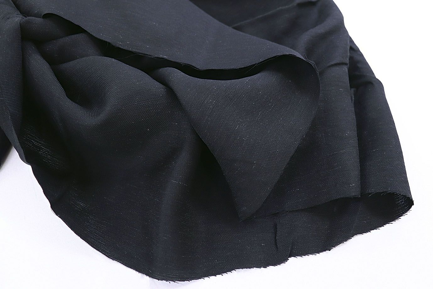 Лен меланж/черный 3878-PY/C#7