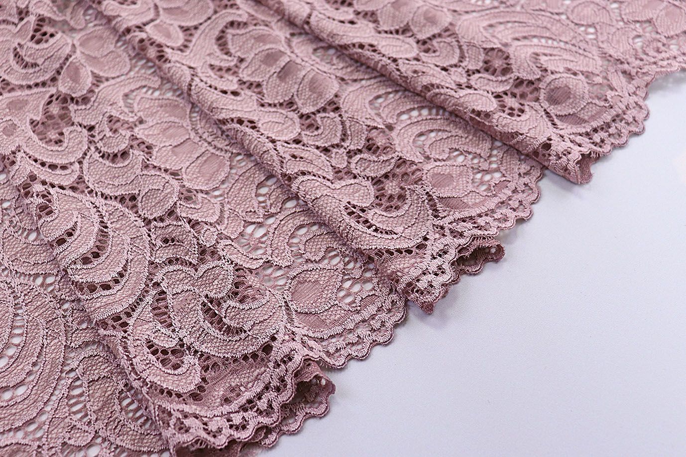 Гипюр "Фестон"/пыльно-розовый 1312-PY/C#5