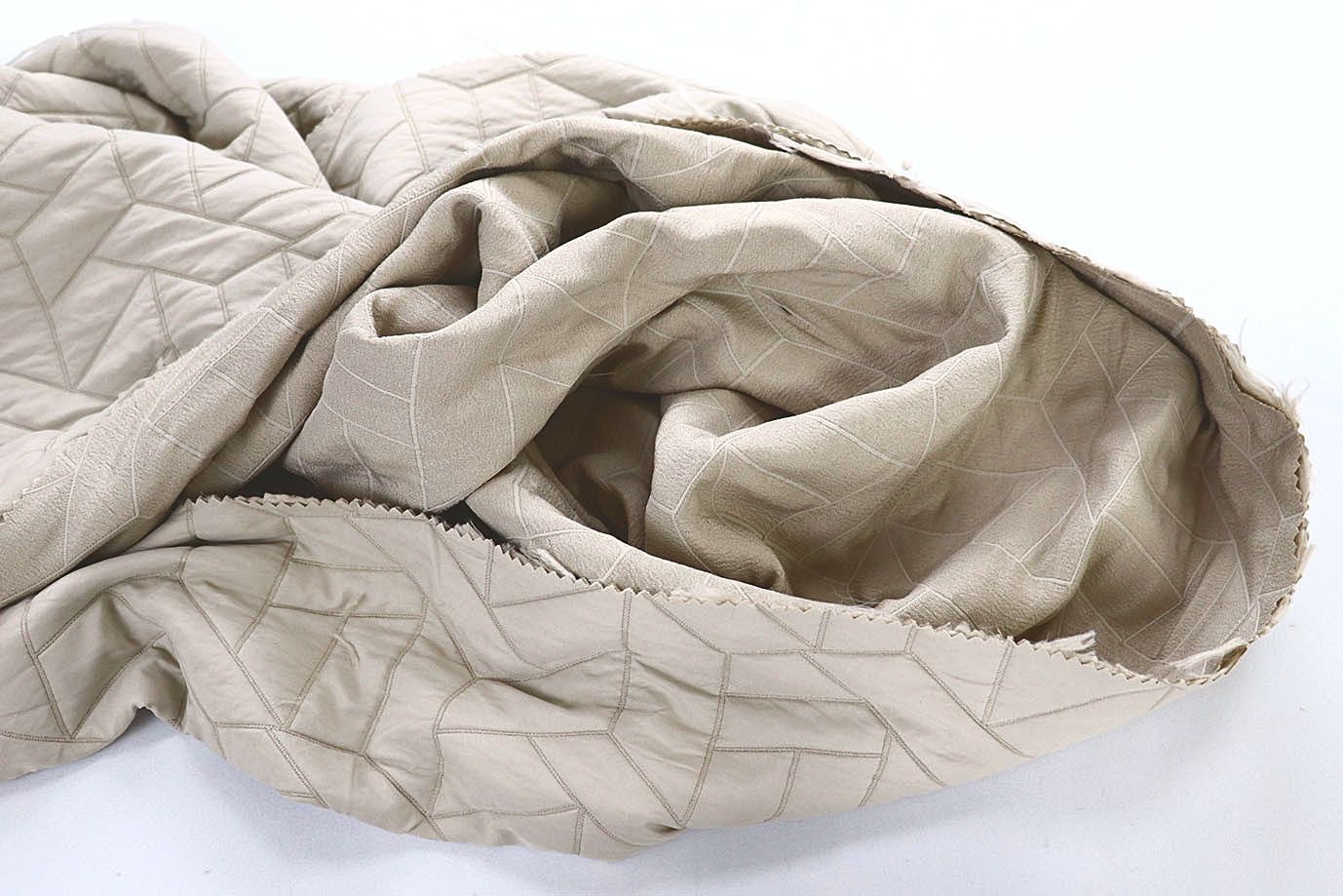 Костюмная ткань "Соренто" жаккард/бежевый 4091-PY/C#1