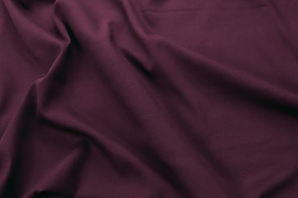 Штапель твил стрейч/бордовый 2695-PY/C#2