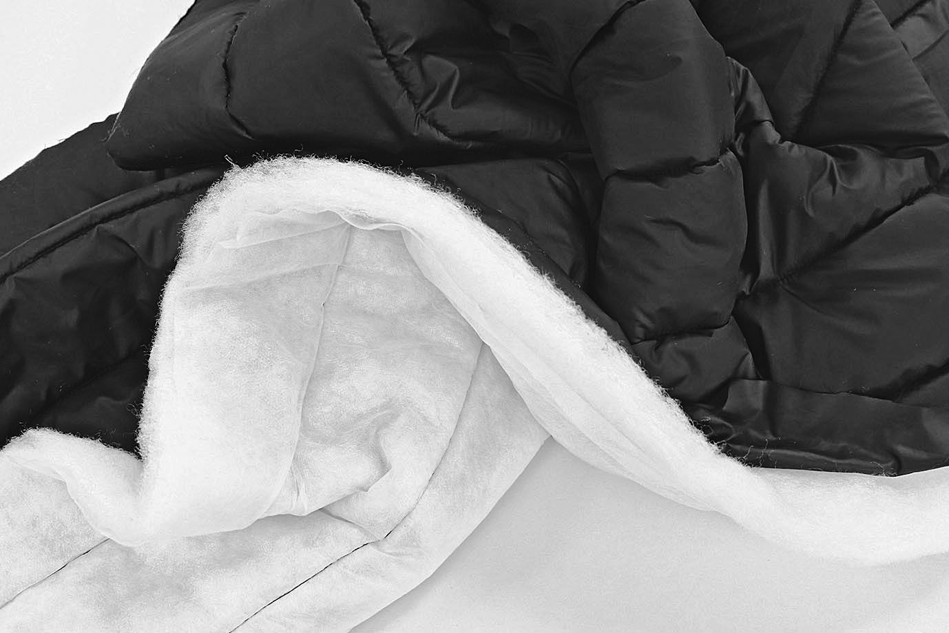 Ткань простеганная "Полоска" P51/черный 1302-PY/1+CC200