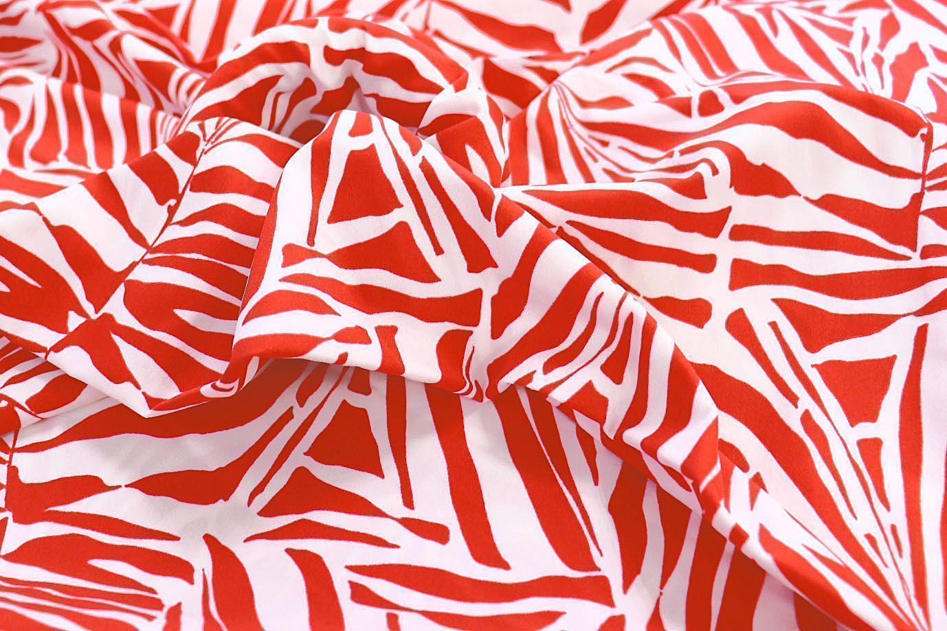 Хлопок "Поплин" принт/красно-белый 3848-PY/D#2/C#2