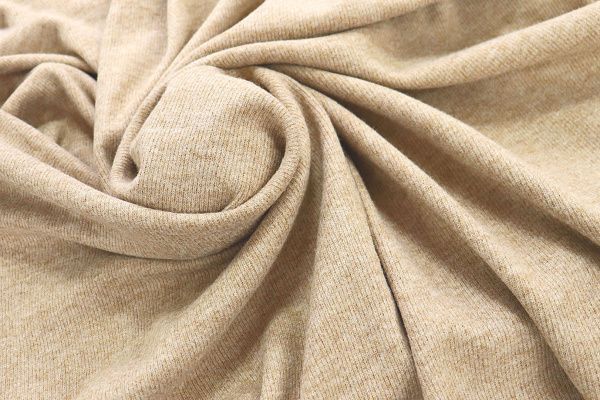 Трикотаж "Рибана" с начесом/светло-коричневый 2862-PY/C#4