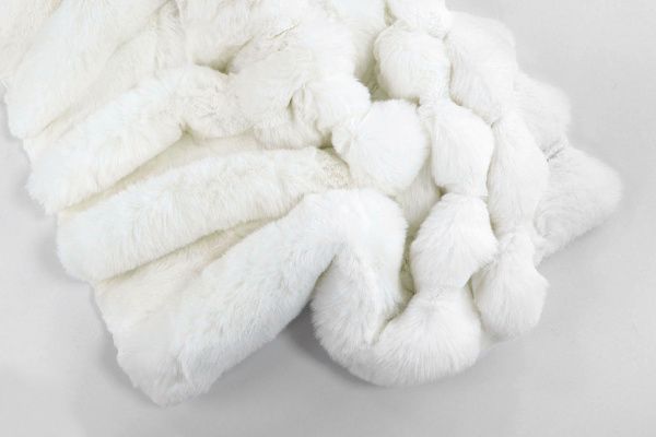 Искусственный мех "Шиншилла"/белый 287-22101395/C#White