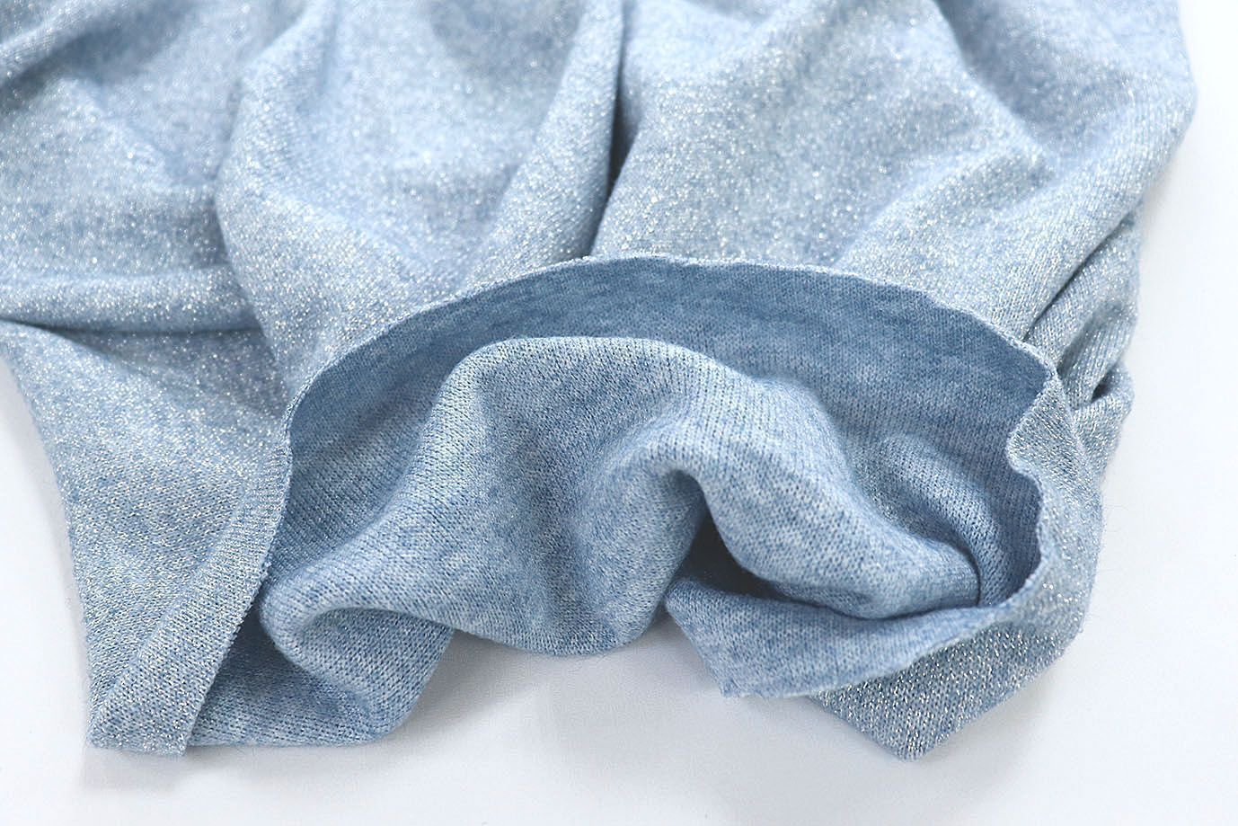 Трикотаж "Евроангора" с люрексом/серо-синий 2865-20-PY/C#8 (10574)