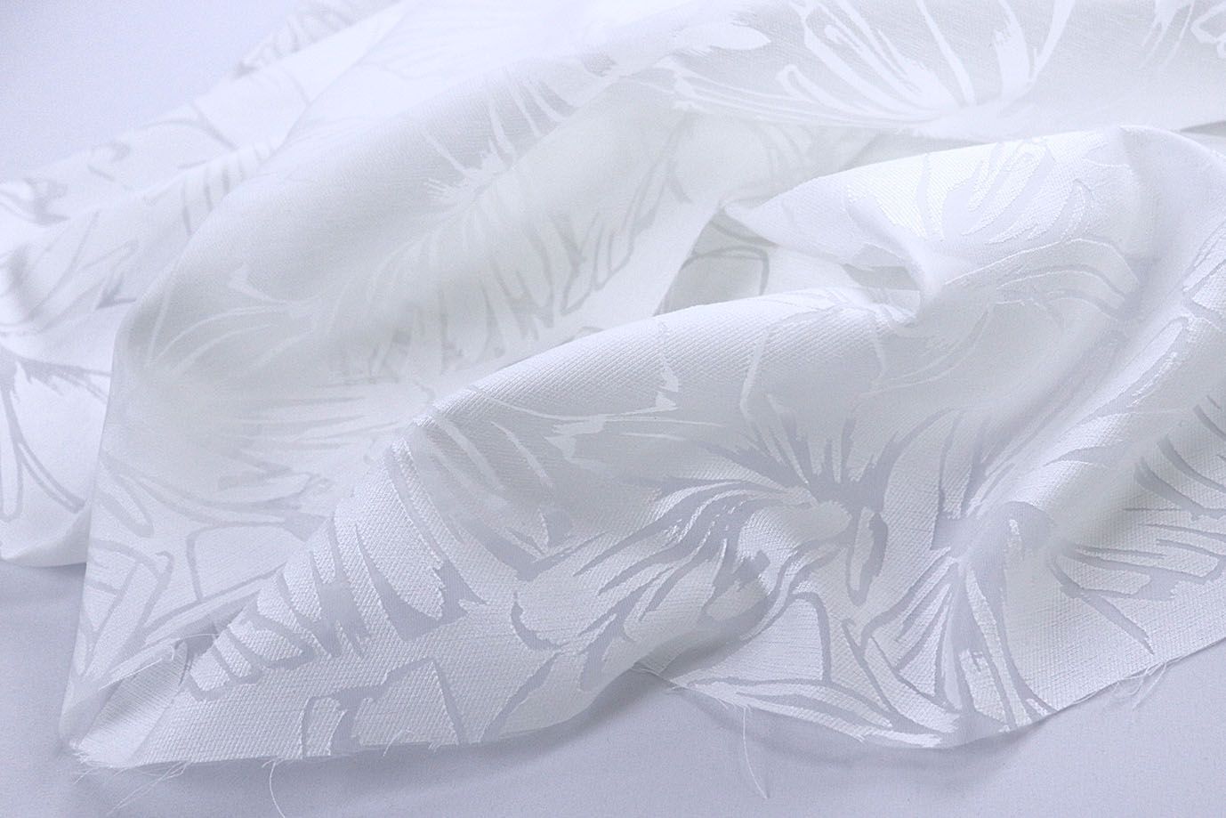 Органза жаккард/белый 4058-25-PY/C#1 (4059) Органза жаккард/белый 4058-25-PY/C#1 (4059)