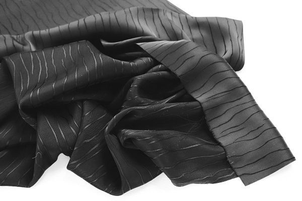 Сатин "Пандора" жаккард/черный 4083-PY/D#1/C#5