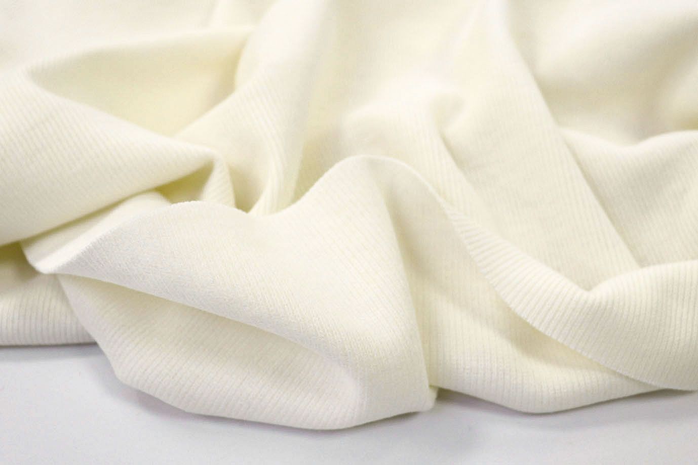 Трикотаж "Рибана"/молочный 4119/C#2