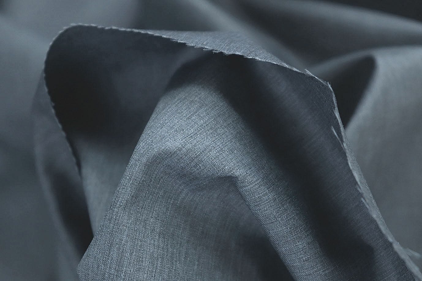 Плащевая ткань меланж/темно-синий 101868/C#5