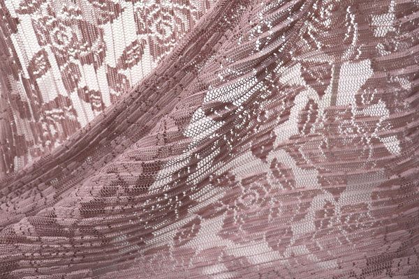 Гипюр плиссе/бледно-розовый 3190-PY/C#1