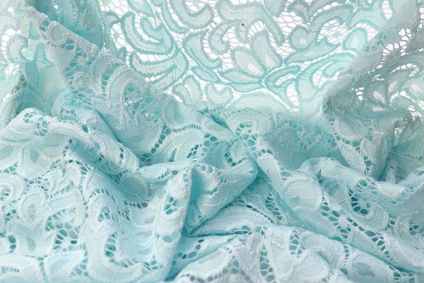 Гипюр "Фестон"/бирюзовый 1028/C#5