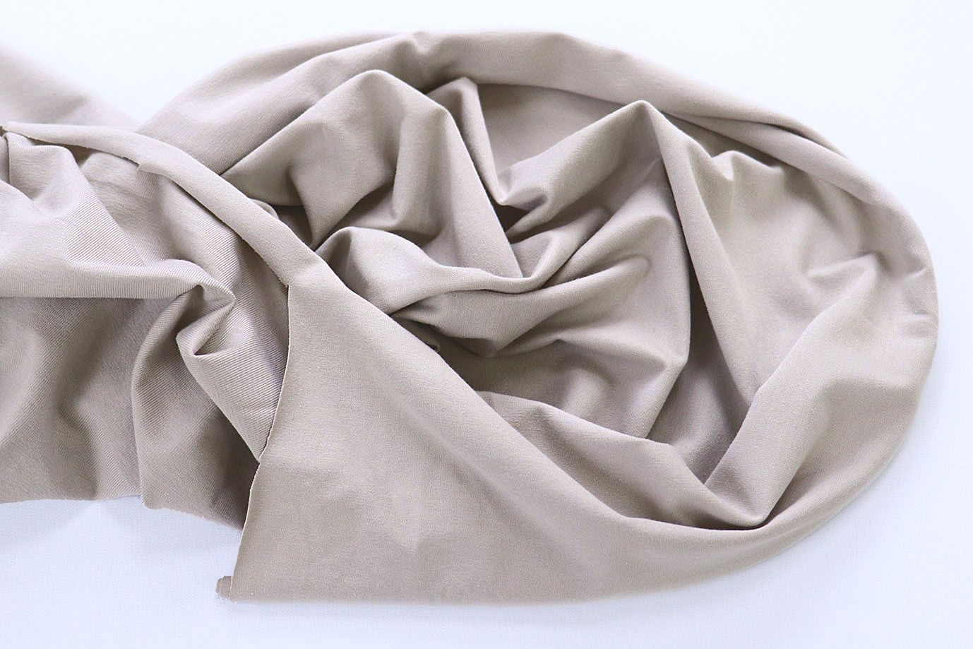 Трикотаж "Кулирка"/серо-бежевый 1028/C#серо-бежевый 14-0000TPX