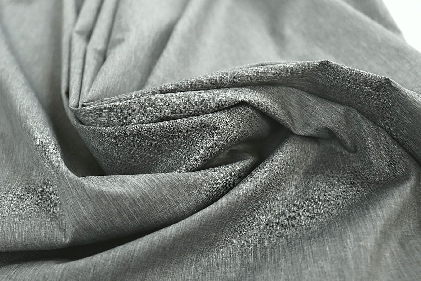Плащевая ткань меланж/серый 101868/C#1