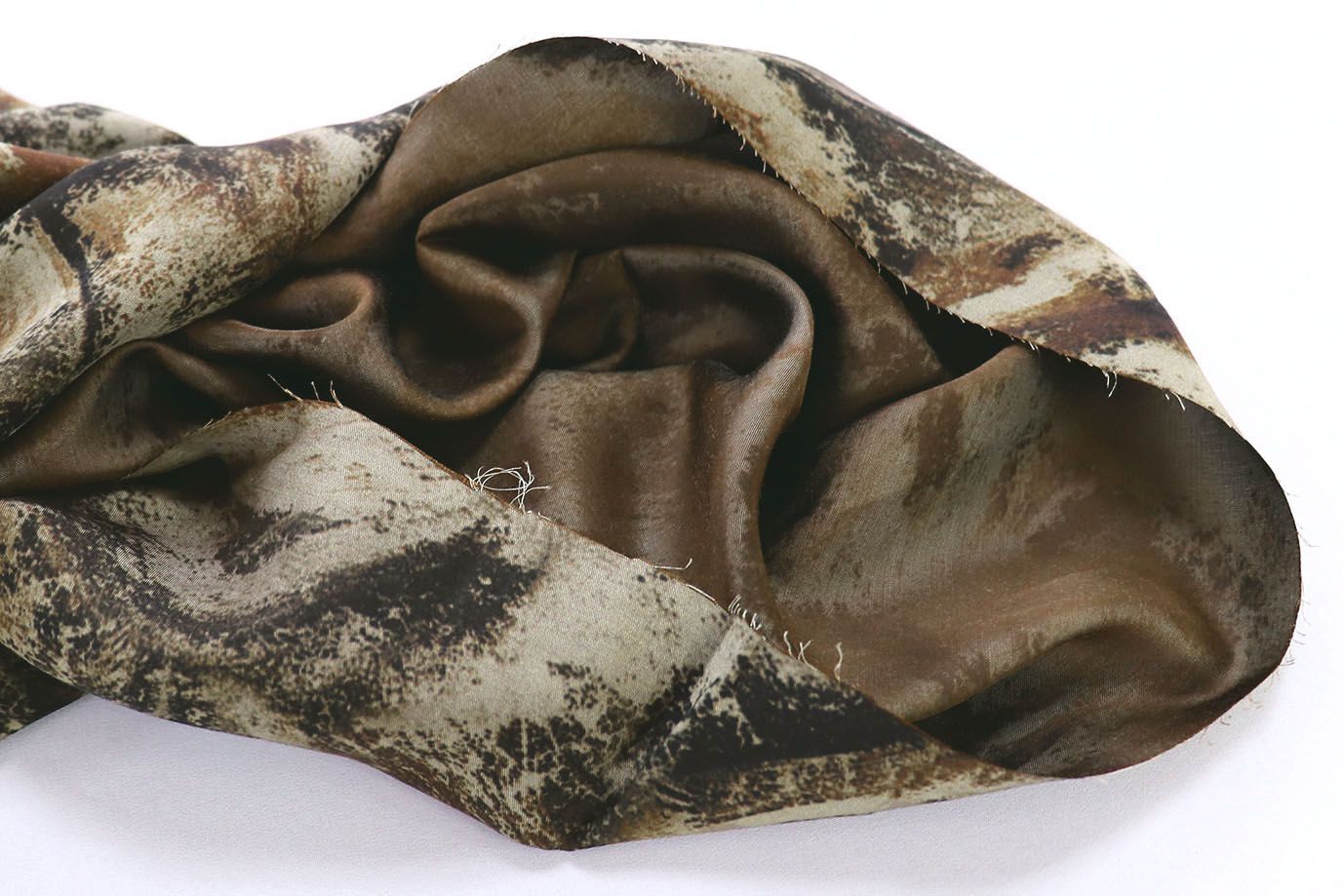 Сатин "Морокко" принт/черно-коричневый на сером 3888-PY/D#6/C#1