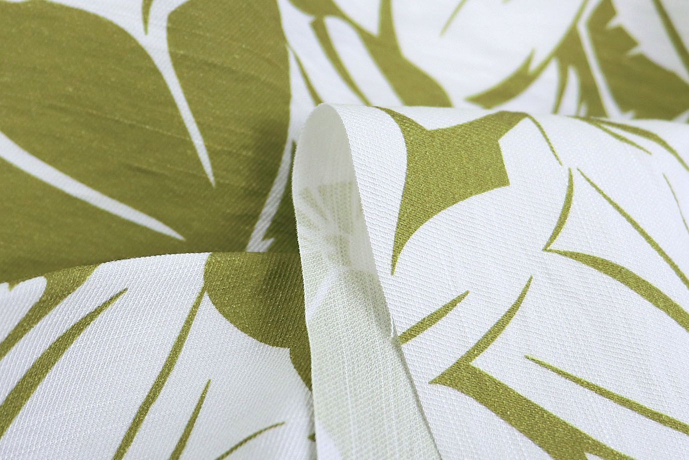 Лен N/R слаб принт/зелено-белый 3826-PY/D#3/C#3