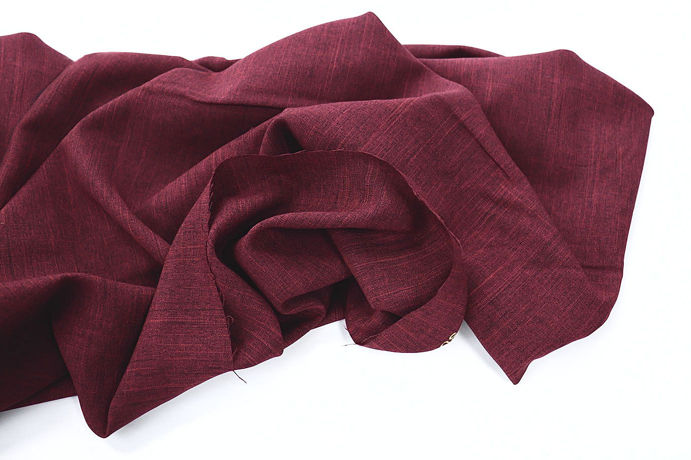 Лен меланж/бордовый 8180X-23/C#31