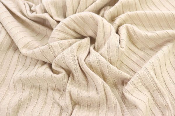 Трикотаж "Лапша"/сливочный 3237-PY/C#5 (EU4302) (10970)