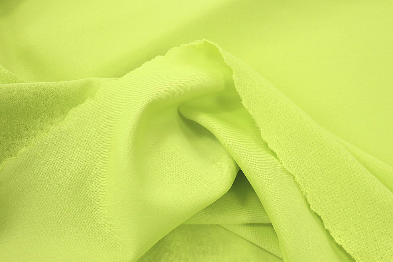 Трикотаж "Скуба" креп/темно-салатовый 2707-22/C#15