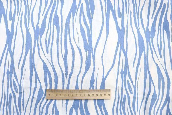 Штапель принт/бело-синий 3892-PY/D#12/C#3