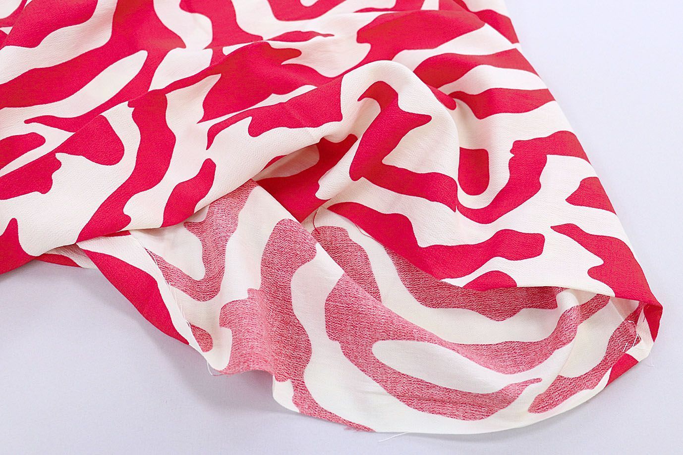 Лен БОХО принт/красно-белый 3810-PY/D#12/C#3