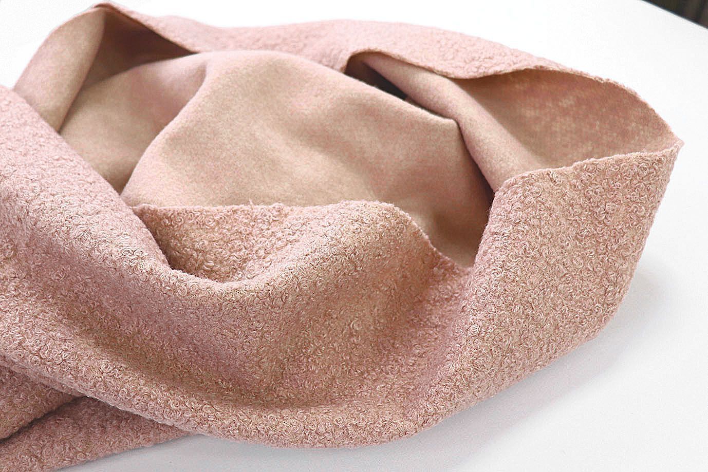 Пальтовая ткань "Барашек"/персиковый DT-15972/C#4