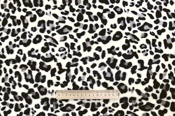 Велсофт принт/леопард черно-серый на белом AP5082511/D#222-FLA280YH/C#Y23030230