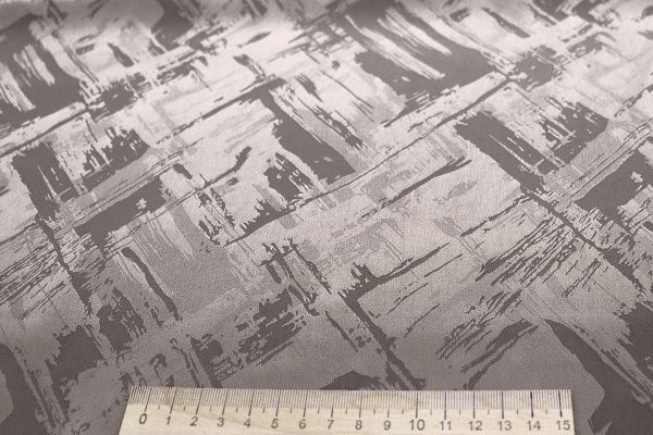 Сатин "Пандора" жаккард/пурпурно-серый 4025-PY/D#2/C#2