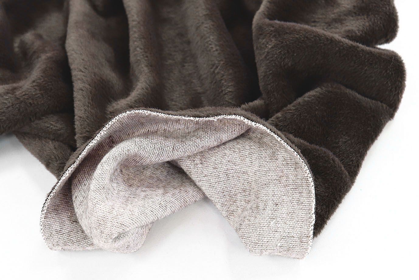 Искусственный мех "Альпака"/темно-коричневый 3524-PY/C#13