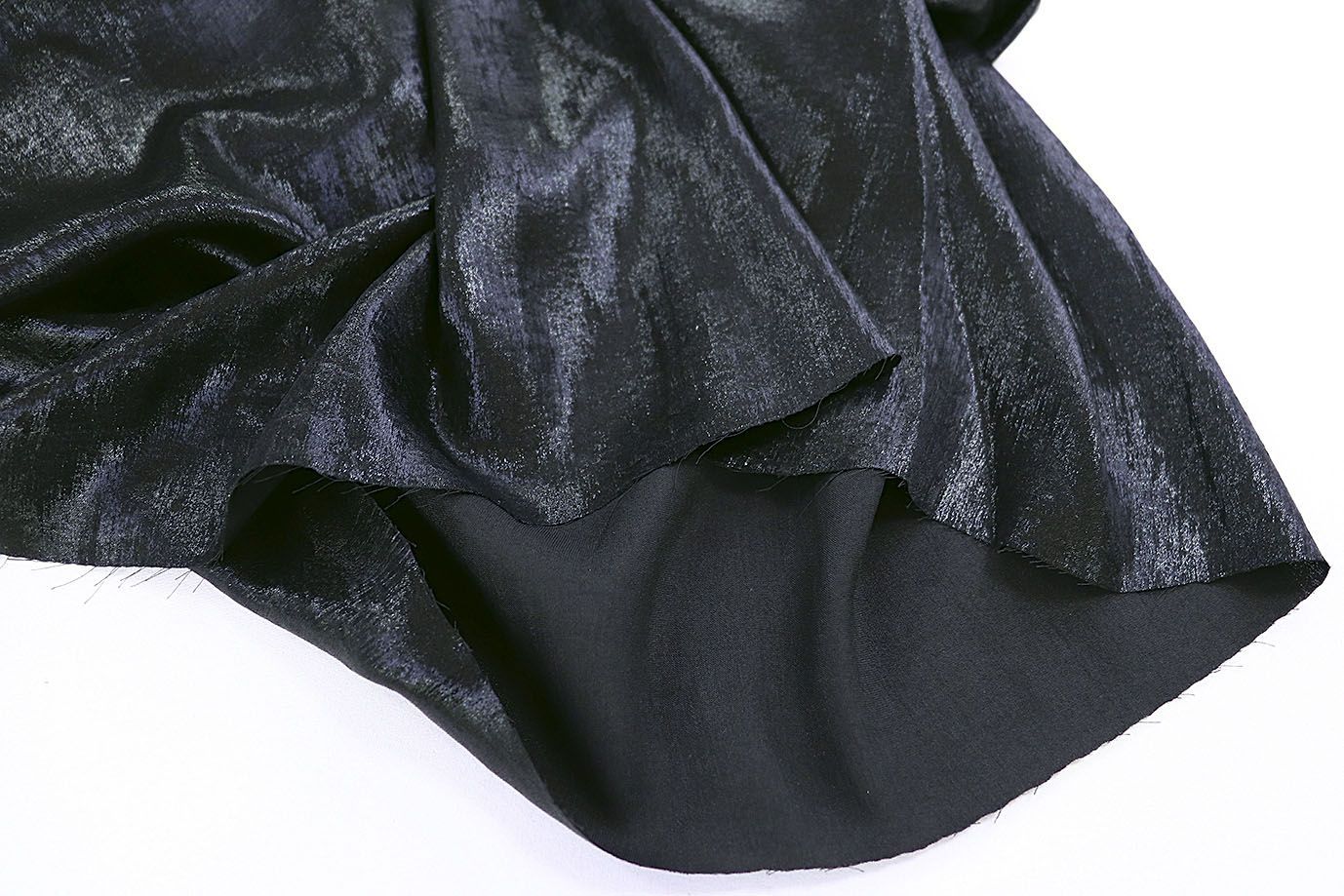 Атлас "Шиммер" мраморный/черный 3838-PY/C#1