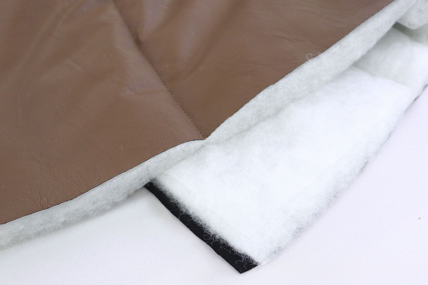 Ткань простеганная "Полоска" P51/коричневый 3721/6+CC300