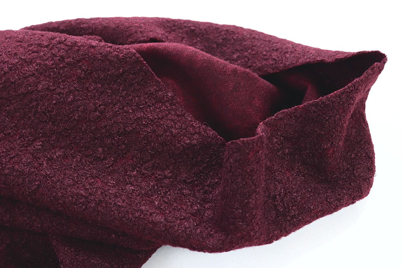 Пальтовая ткань "Барашек"/бордовый DT-15972/C#13