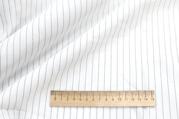 Костюмная ткань принт/полоска черная на белом 3965-PY/D#2/C#1 (12103)