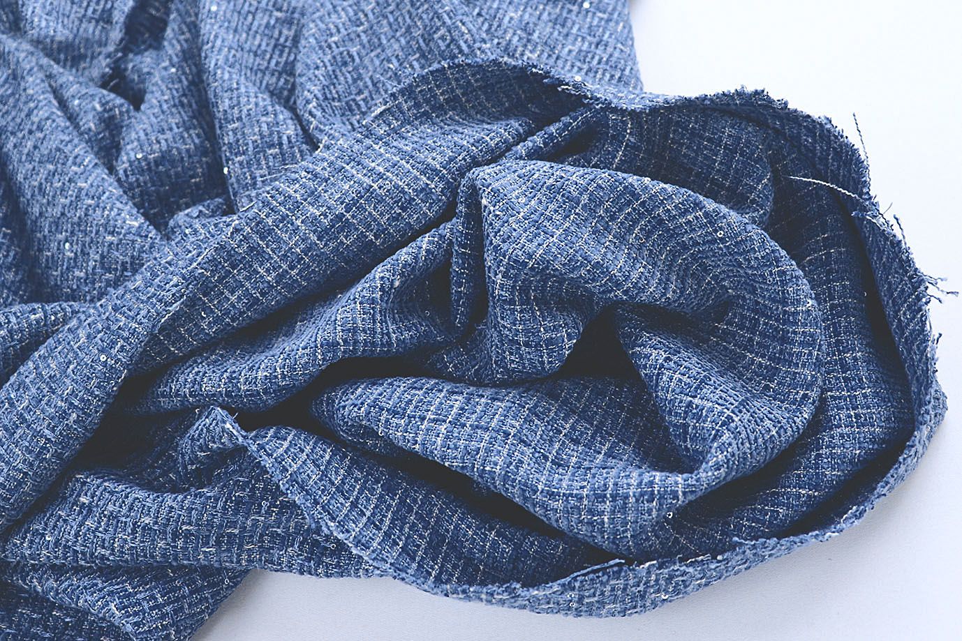 Пальтовая ткань "Шанель"/темно-синий 1361-8139/C#14 (41117)