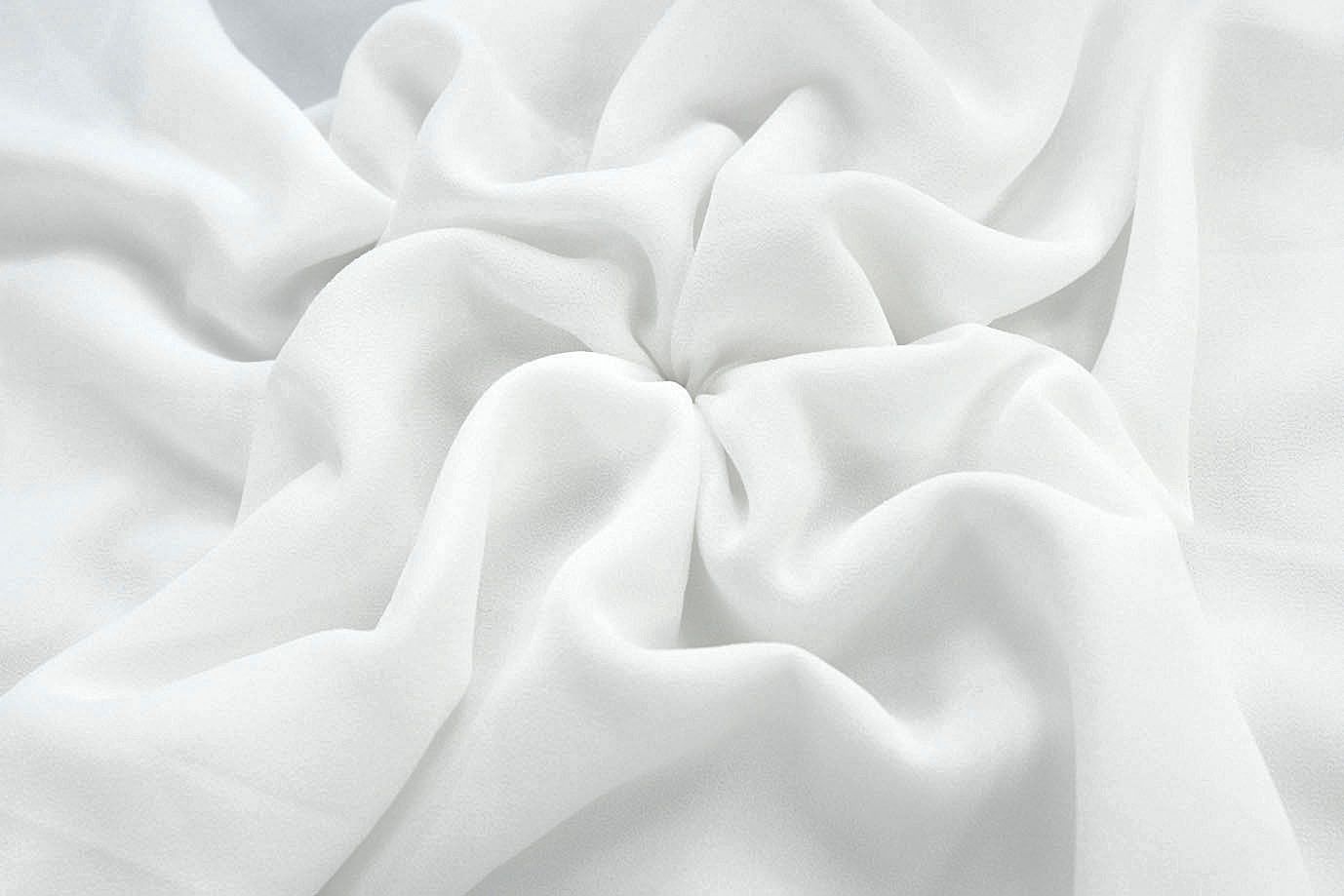 Шифон "Сахар" креп/молочный SSR-825/C#2