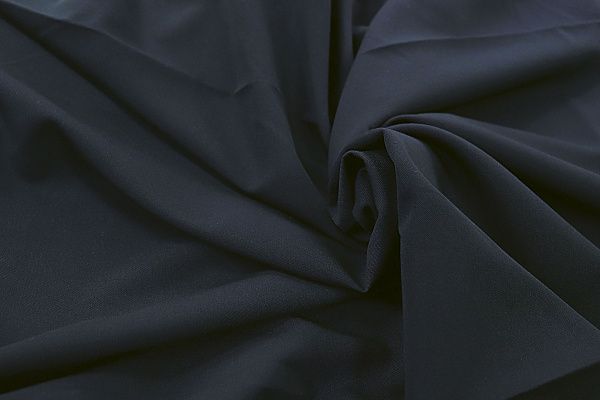 Костюмная ткань "Лиза"/черно-синий 3451-PY/C#14