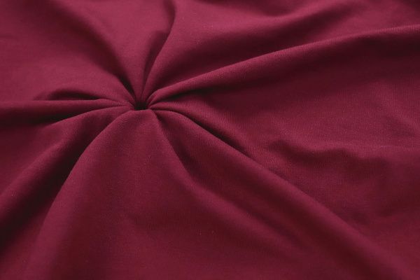 Трикотаж футер 2х нитка/бордо 0246/C#бордо 19-1528TPX