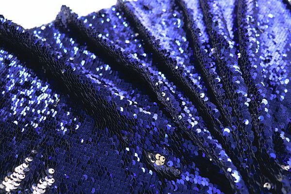 Сетка с пайетками/синий 2035/D#1/C#2