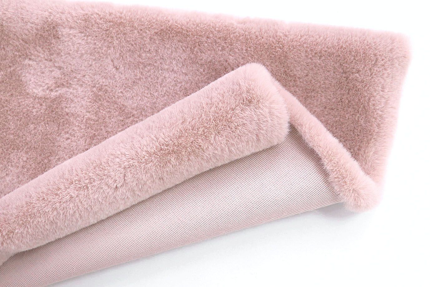 Искусственный мех "Кролик"/бледно-розовый AP231206140/D#3062207/C#2214