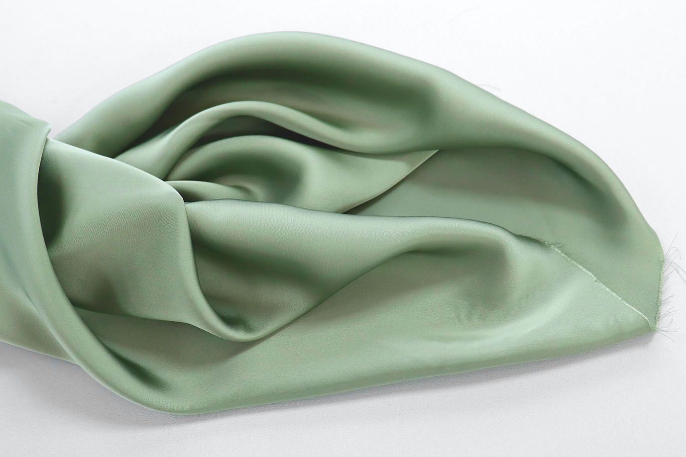 Сатин двусторонний/зеленый VT-11754/C#14