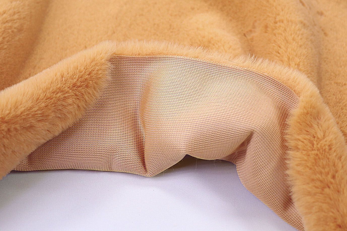 Искусственный мех "Кролик"/оранжевый VT220704057/D#3062207/C#2262