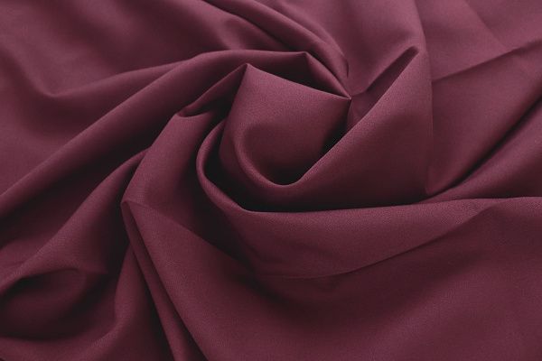 Костюмная ткань "Барби" стрейч/бордовый 4186-PY/C#4
