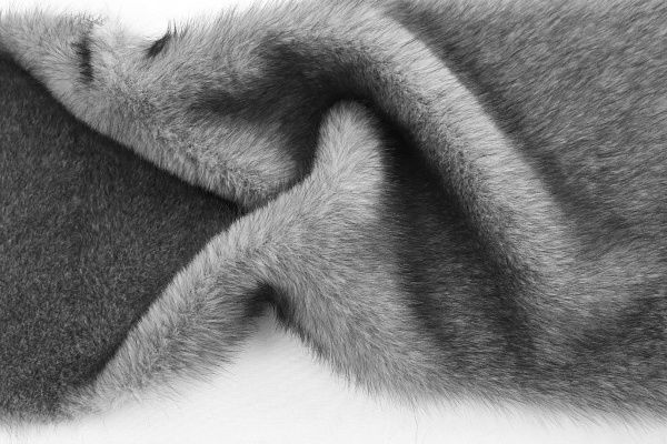 Искусственный мех "Песец" длинноворсовая/серый AP50402/D#289-2025077/C#A