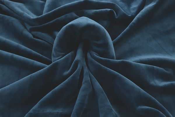 Велюр "Японский"/черно-синий SSR-710/C#10 (15894)