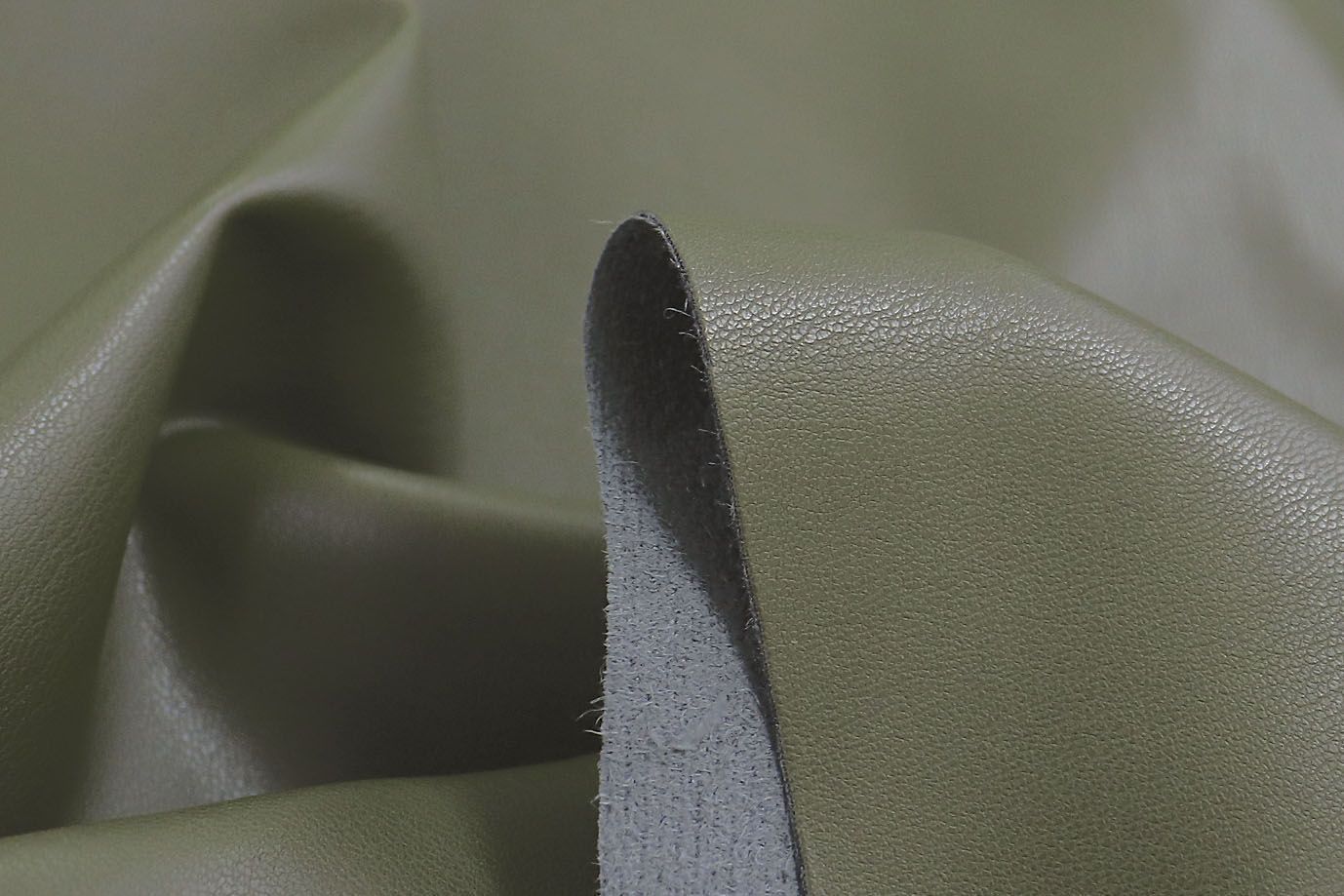 Кожа на замше стрейч/хаки SSR-852/C#3 (DT17362)