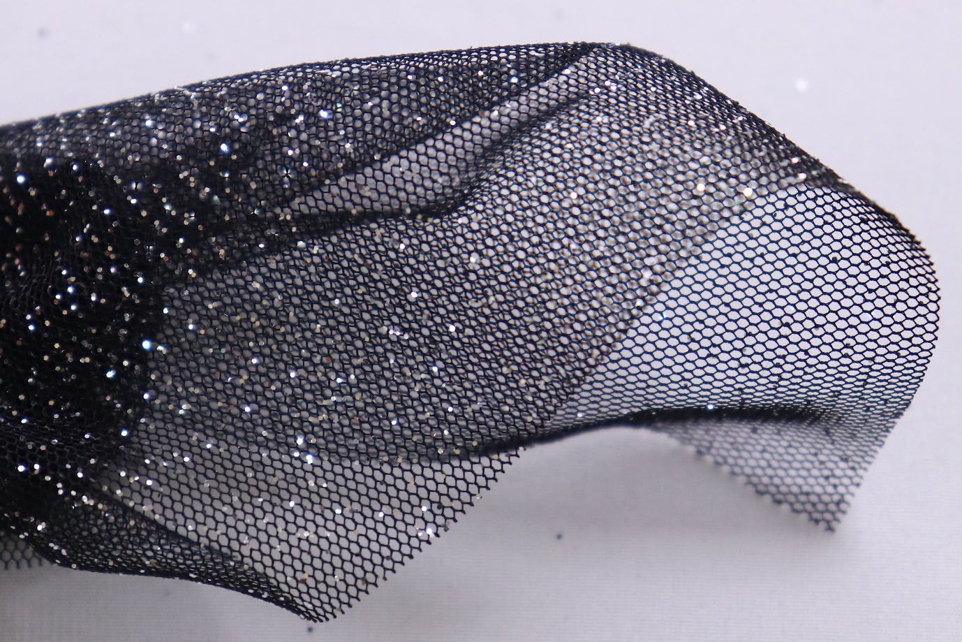 Сетка металлик/черный 25424-PG/C#6 (ярд)